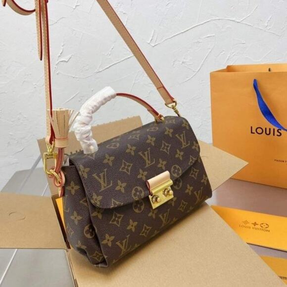 New Monogram Canvas Croisette Bag Brown - Picture 1 of 9